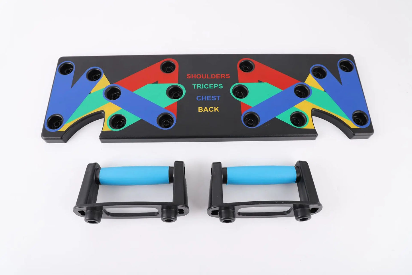 Custom Multi-Functional ABS Foldable Push-Up Stand Bar Board Adjustable Exercise Equipment for Home Gym Sports Fitness Push-Ups