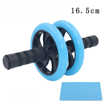 Ab Rollers Single Double Wheel Abdominal Muscle Silent Non-Slip Texture Roller Fitness Equipment for Gym Strength Workouts