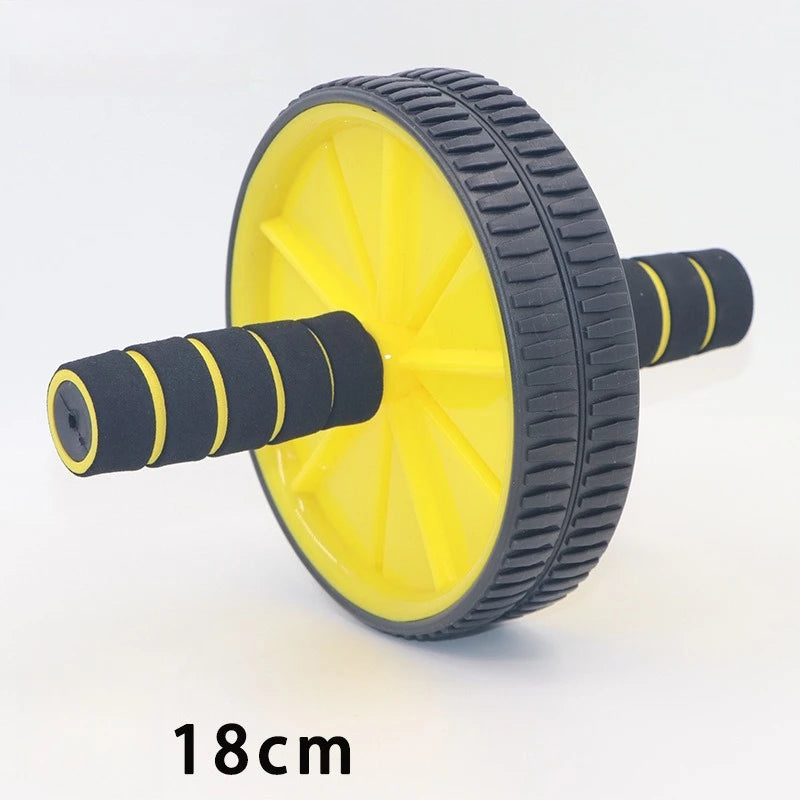 Ab Rollers Single Double Wheel Abdominal Muscle Silent Non-Slip Texture Roller Fitness Equipment for Gym Strength Workouts
