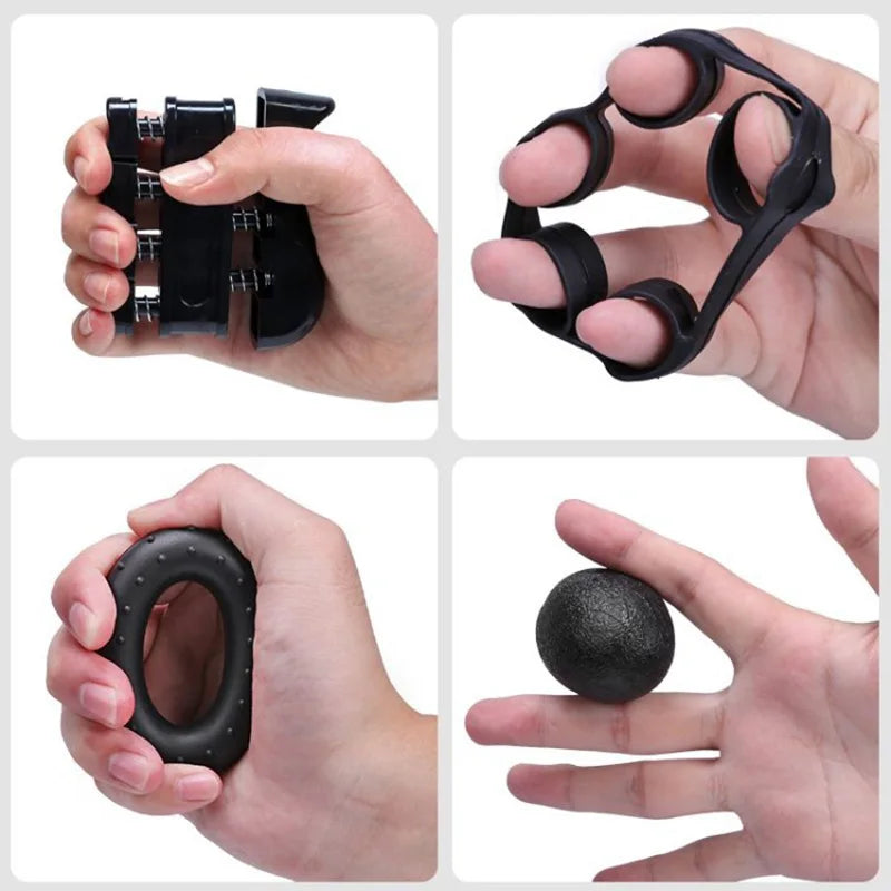 Resistance Band Hand Trainer Rehabilitation Training Equipment Fitness Grip Ring Grip Strength Counter Grip Strength Set