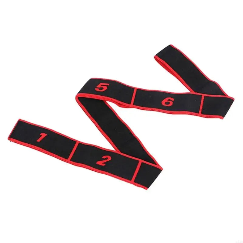 27RD Yoga Stretch Strap Resistance Band with 8 Looped Highly Elastic Fitness Band Resistance Band for Stretching Training