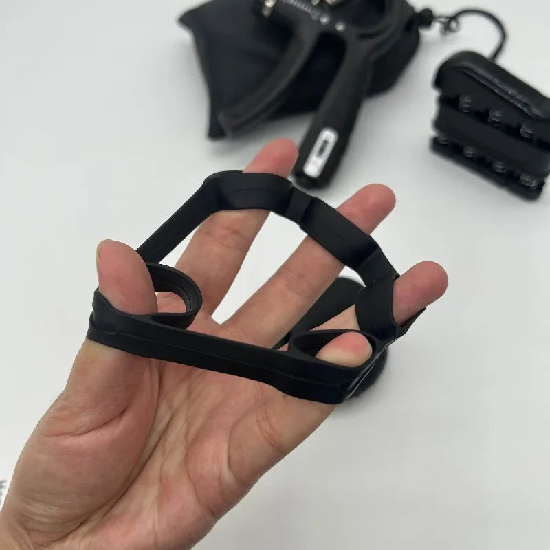 Resistance Band Hand Trainer Rehabilitation Training Equipment Fitness Grip Ring Grip Strength Counter Grip Strength Set