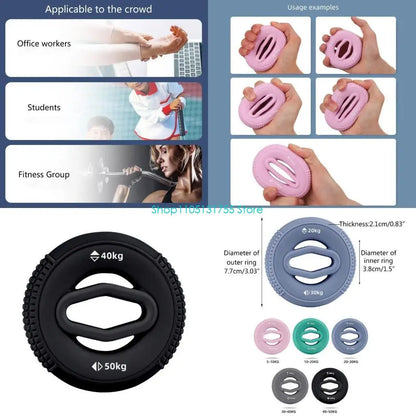 K0EF Finger Training Silicone Hand Expander Finger Hand Grip Finger Stretcher Trainer