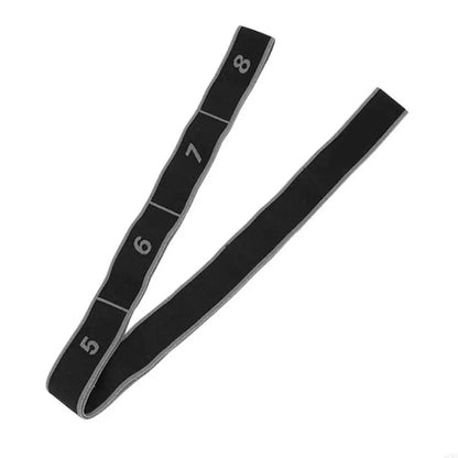 27RD Yoga Stretch Strap Resistance Band with 8 Looped Highly Elastic Fitness Band Resistance Band for Stretching Training