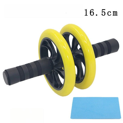 Ab Rollers Single Double Wheel Abdominal Muscle Silent Non-Slip Texture Roller Fitness Equipment for Gym Strength Workouts