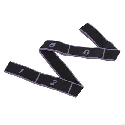 27RD Yoga Stretch Strap Resistance Band with 8 Looped Highly Elastic Fitness Band Resistance Band for Stretching Training