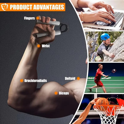 Hand Exercisers for Strength Grip Strength Forearm Strengthener Hand Gripper Multi-Functional Hand Strengthener for Friends
