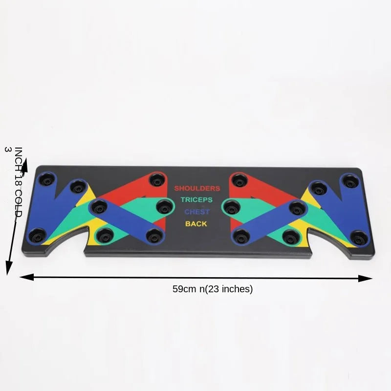 Custom Multi-Functional ABS Foldable Push-Up Stand Bar Board Adjustable Exercise Equipment for Home Gym Sports Fitness Push-Ups