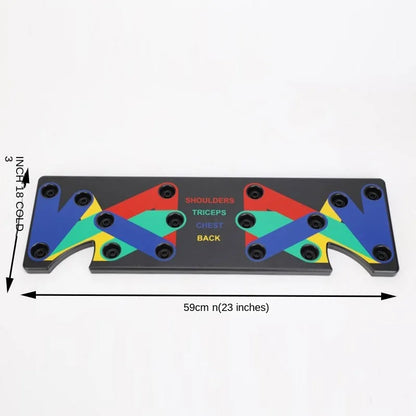 Custom Multi-Functional ABS Foldable Push-Up Stand Bar Board Adjustable Exercise Equipment for Home Gym Sports Fitness Push-Ups