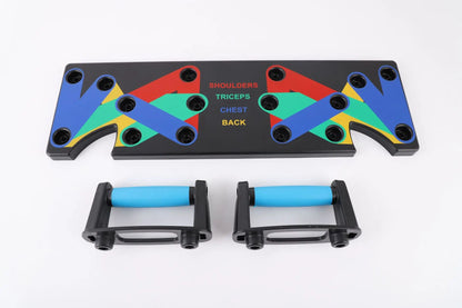 Custom Multi-Functional ABS Foldable Push-Up Stand Bar Board Adjustable Exercise Equipment for Home Gym Sports Fitness Push-Ups