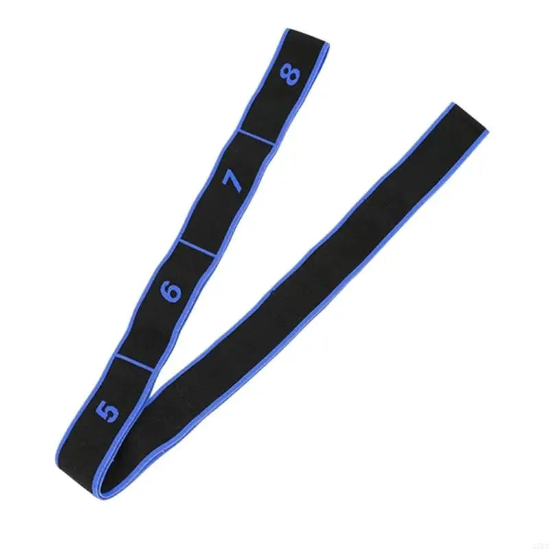 27RD Yoga Stretch Strap Resistance Band with 8 Looped Highly Elastic Fitness Band Resistance Band for Stretching Training