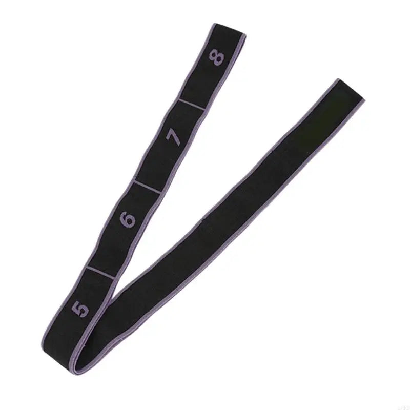 27RD Yoga Stretch Strap Resistance Band with 8 Looped Highly Elastic Fitness Band Resistance Band for Stretching Training