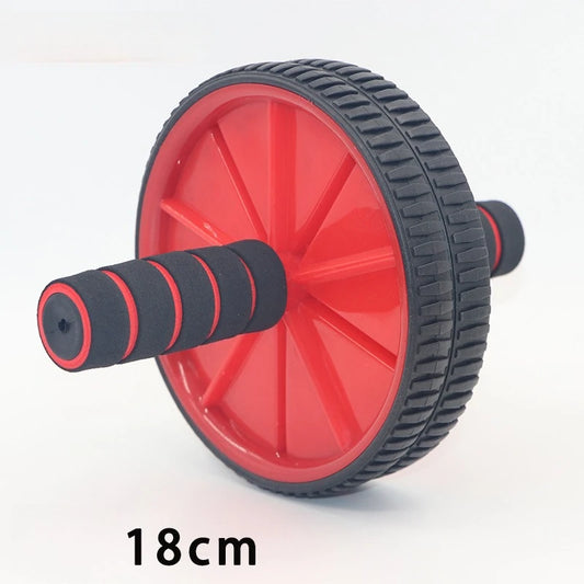 Ab Rollers Single Double Wheel Abdominal Muscle Silent Non-Slip Texture Roller Fitness Equipment for Gym Strength Workouts