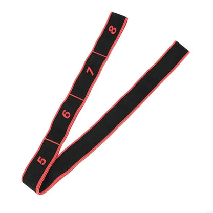 27RD Yoga Stretch Strap Resistance Band with 8 Looped Highly Elastic Fitness Band Resistance Band for Stretching Training